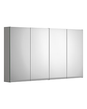 Spintelė su veidrodžiu, „Artic“ – 120 cm