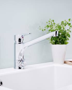 Kitchen mixer Nautic - low cast spout