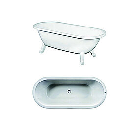 Badkar med tassar Duo - 1580x680