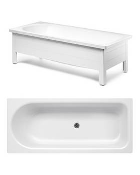 Bathtub with front panel, Combi – 1600 x 700