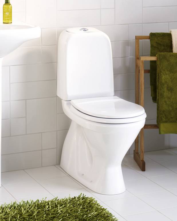 Toilet seat - Rigid fixings - Fits toilets in the 300 series and Arctic stainless steel rigid fixings