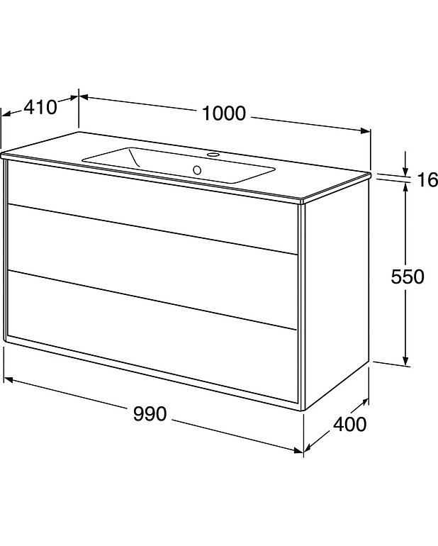 Bathroom cabinet Graphic - 100 cm - Drawing - GB71GCVU10xxWB_drawing.jpg