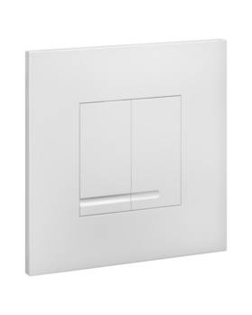 Flush button for fixture XS - wall control panel, square