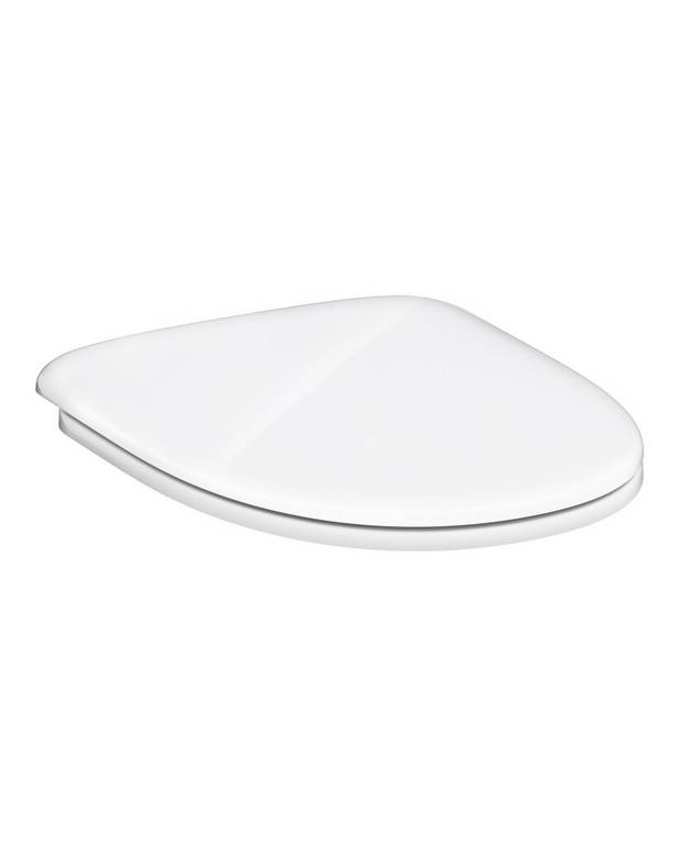 Toilet seat Nordic 8M56 - SC/QR - Hard seat that fits toilets in the Nordic series
Soft Close (SC) for quiet and soft closing
Quick Release (QR) easy to take off for simplified cleaning