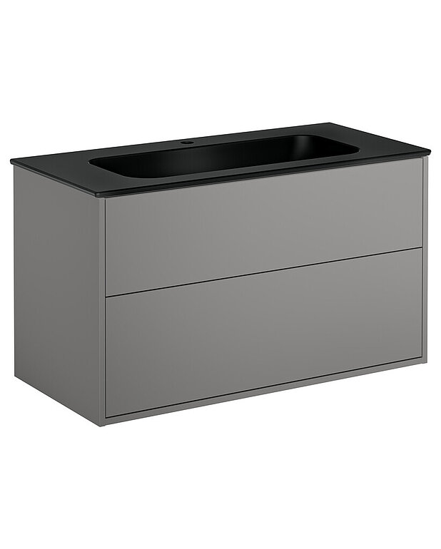 Skapītis Artic – 100 cm - Porcelāna izlietne ar modernu dizainu un plašām virsmām visiem jūsu piederumiem
Pop-up sifons ar viedo tīrīšanas funkciju
Izgatavots no mitruma izturīgiem materiāliem