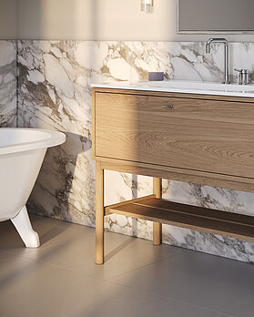 Ducentic Vanity 120cm, Light oak