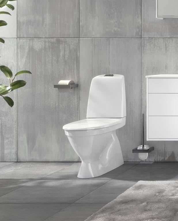 Toilet Nautic 1500 - hidden S-trap, Hygienic Flush - Easy-to-clean and minimalistic design
With open flush edge for simplified cleaning
Ceramicplus: for quick and eco-friendly cleaning