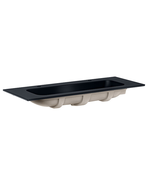 Artic slim Furniture washbasin - Fits Artic Vanity units with recessed fronts
Made from hygienic, durable and densely sintered sanitary ware
Less visible placement of overflow drain in front side