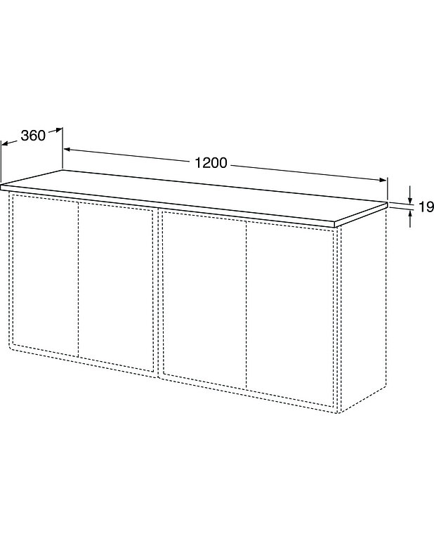 Ülemine paneel, Graphic – 120 cm - Joonis - GB71GCTP1232_drawing.jpg