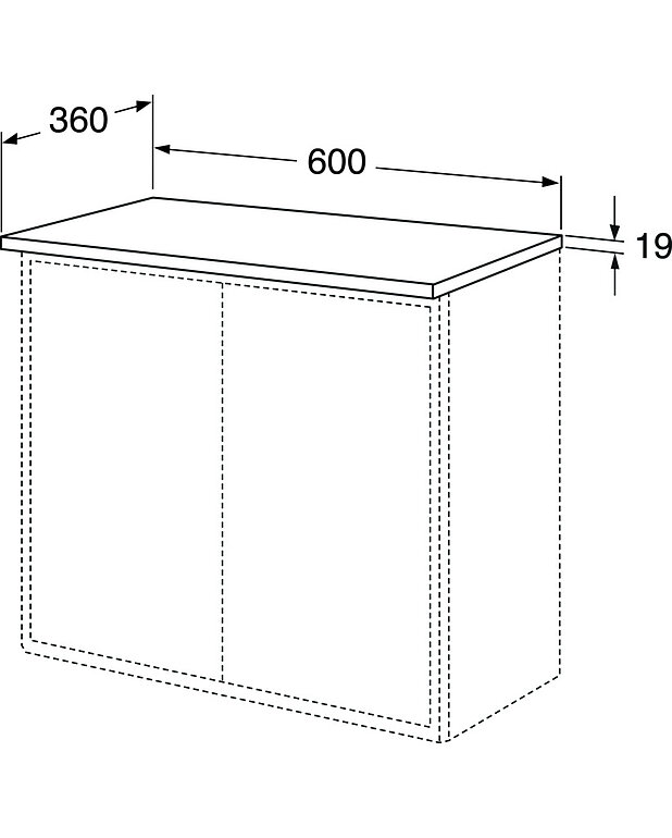 Ülemine paneel, Graphic – 60 cm - Joonis - GB71GCTP6032xx_drawing.jpg