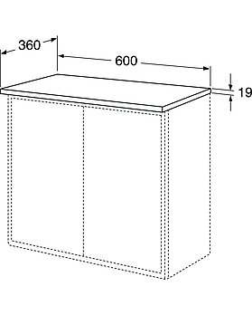 Toppanel, Graphic – 60 cm - Målskitse - GB71GCTP6032xx_drawing.jpg