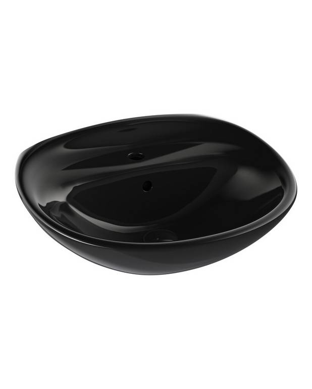 Valamu Estetic 410360 – paigaldamiseks poltidega - Kinnitused jäävad paigaldusel täielikult varjatuks
Keraamiline pop-up põhjaventiil
Ceramicplus tagab kergema ja loodussõbraliku puhastuse