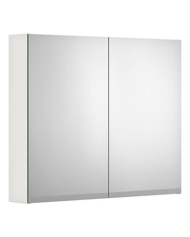 Spoguļskapītis Artic — 80 cm - Iestrādāta kontaktligzda skapīša iekšpusē
LED apgaismojums skapīša apakšā
Izgatavots no mitruma izturīgiem materiāliem mitrai videi