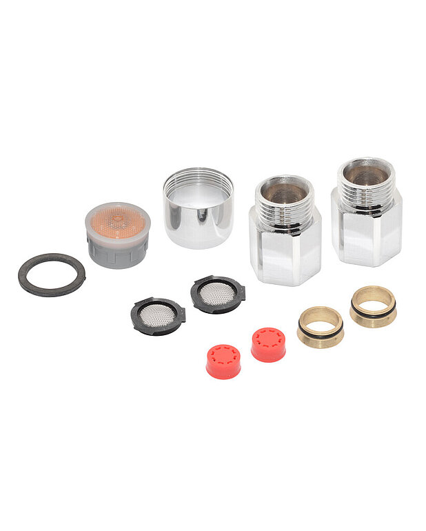 Water saving kit 5,0 l/min - Adapted to meet the demands of Leed and BreeamAllows normal movement in the lever
Reduces risk of scalding during pressure drop