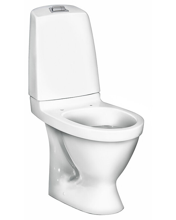 WC-pott Nautic 5510 - peidetud tahavooluga - Puhastussõbralik ja minimalistlik disain
Kondensvee vaba loputuspaak
Ergonoomiline kõrgendatud loputusnupp