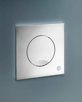 Flush button for fixture XS - wall control panel, round