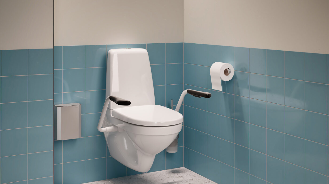 Toalettsits för publika miljöer