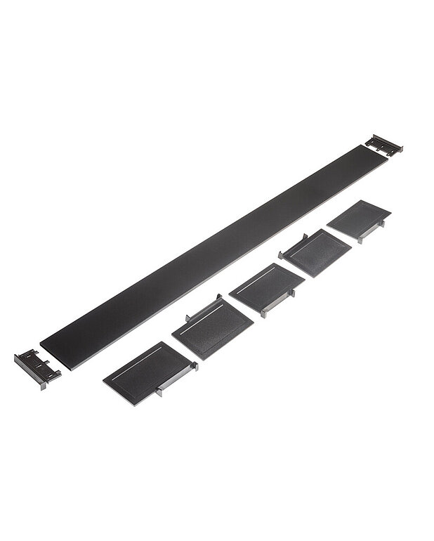 Lådinsats Artic Svart 120cm - Fackindelad lådinsats - passar till Artic kommod med svart innerlåda, 120 cm