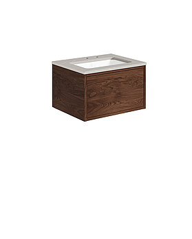 Ducentic Vanity 60cm, Brown oak - first