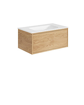 Ducentic-allas 80 cm, vaalea tammi - first