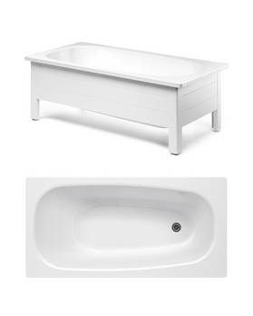 Bathtub with front panel, Standard – 1400 x 700