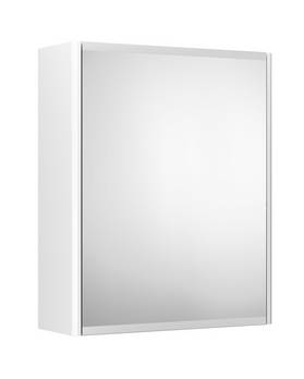 Vonios spintelė su veidrodžiu, „Graphic“ – 45 cm