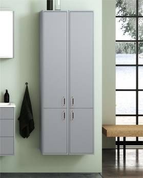 Bathroom storage Graphic, high cabinet - deep