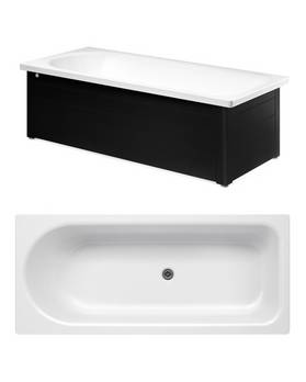 Bathtub with front panel, Combi – 1600 x 700