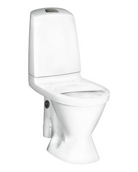 WC-istuin Nautic 1591 - avoin S-lukko, suuri jalka, Hygienic Flush