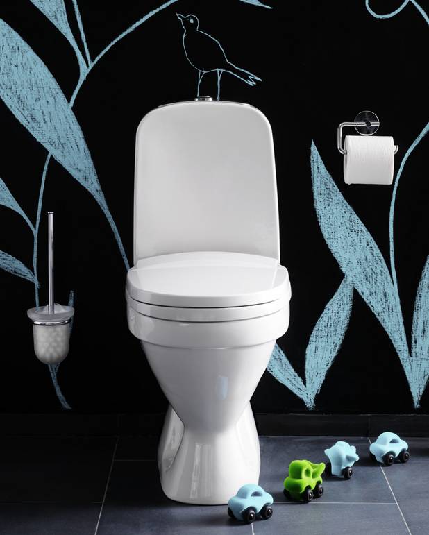 2340 Nordic WC med dolt S-lås, hög modell för golvmontage - ?
??
????