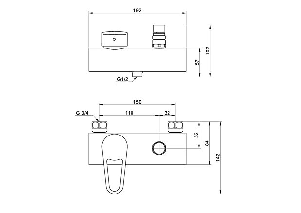 Wash trough mixer New Nautic - Singel lever - Drawing - GB41212274__ändrad_.jpg