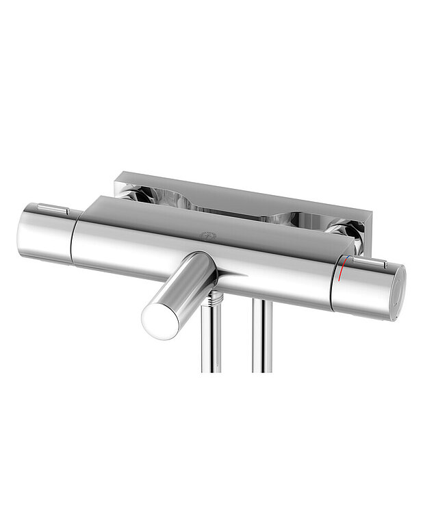 Badkarsblandare Nya Nautic - termostat - Safe Touch, minimerar värmen på blandarens framsida