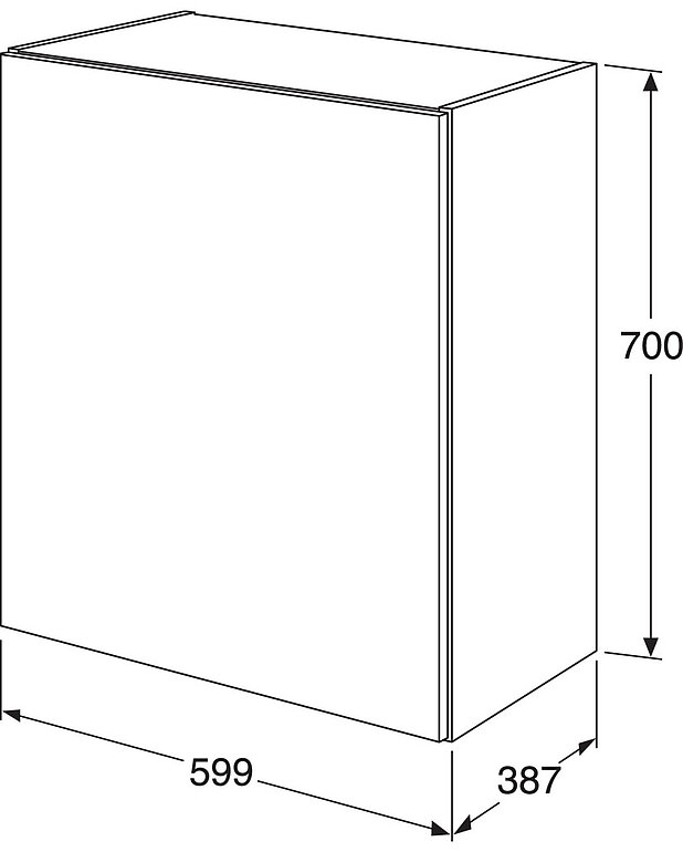 Wall cabinet Artic - Tall - Drawing - Gustavsberg_Wall_cabinet_ArticPro_600mm.jpg