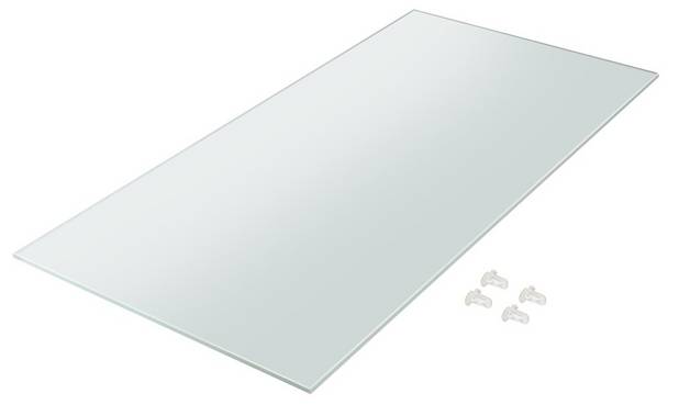 Glasshylleplate - 