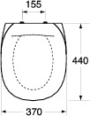 WC-sæde – standard