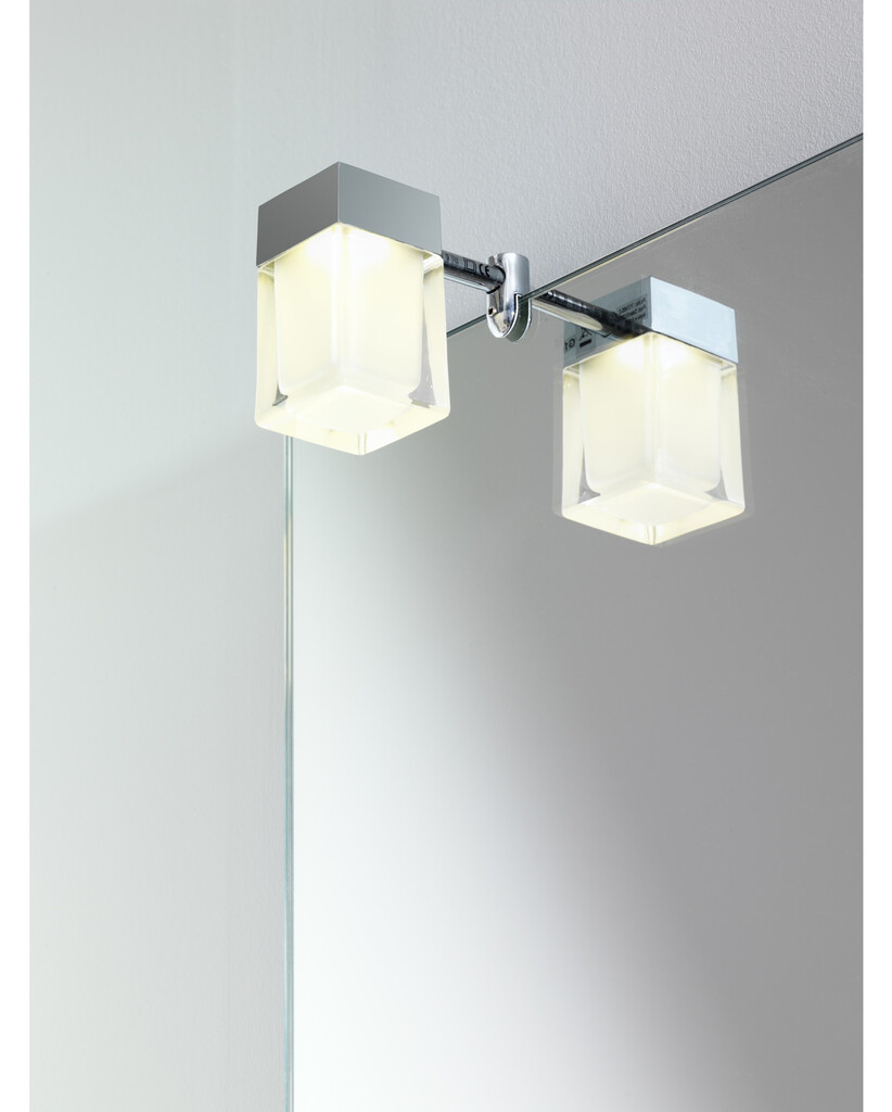 Belysning till spegel Kub LED lampa Gustavsberg