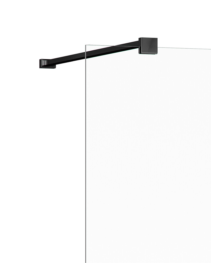 Väggstag 140cm, Svart