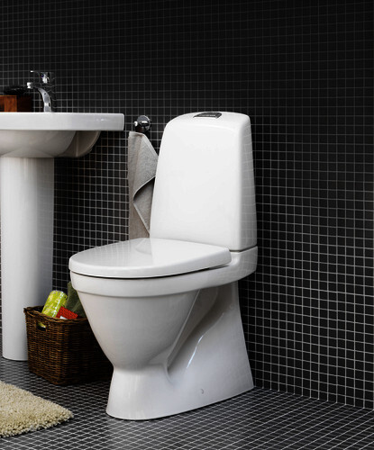 Toilet Nautic 5500L - hidden S-trap - Easy-to-clean and minimalist design
Low flush button in clean design
Ceramicplus: fast & environmentally friendly cleaning