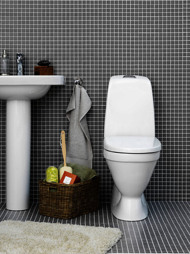 Toilet Nautic 5500L - skjult S-lås - Rengøringsvenligt og minimalistisk design
Heldækkende kondensfri skyllecisterne
Lav skylleknap i flot design