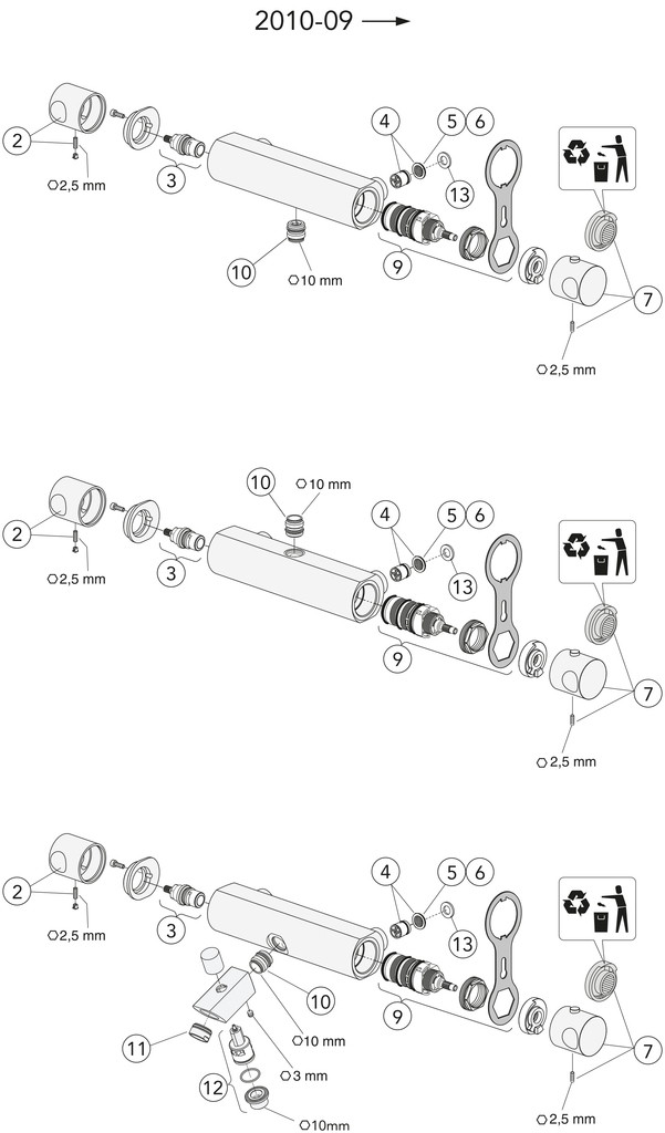 Spareparts/ExplodedView-SP/ExploadedView_Coloric_thermostatic_mixers.jpg