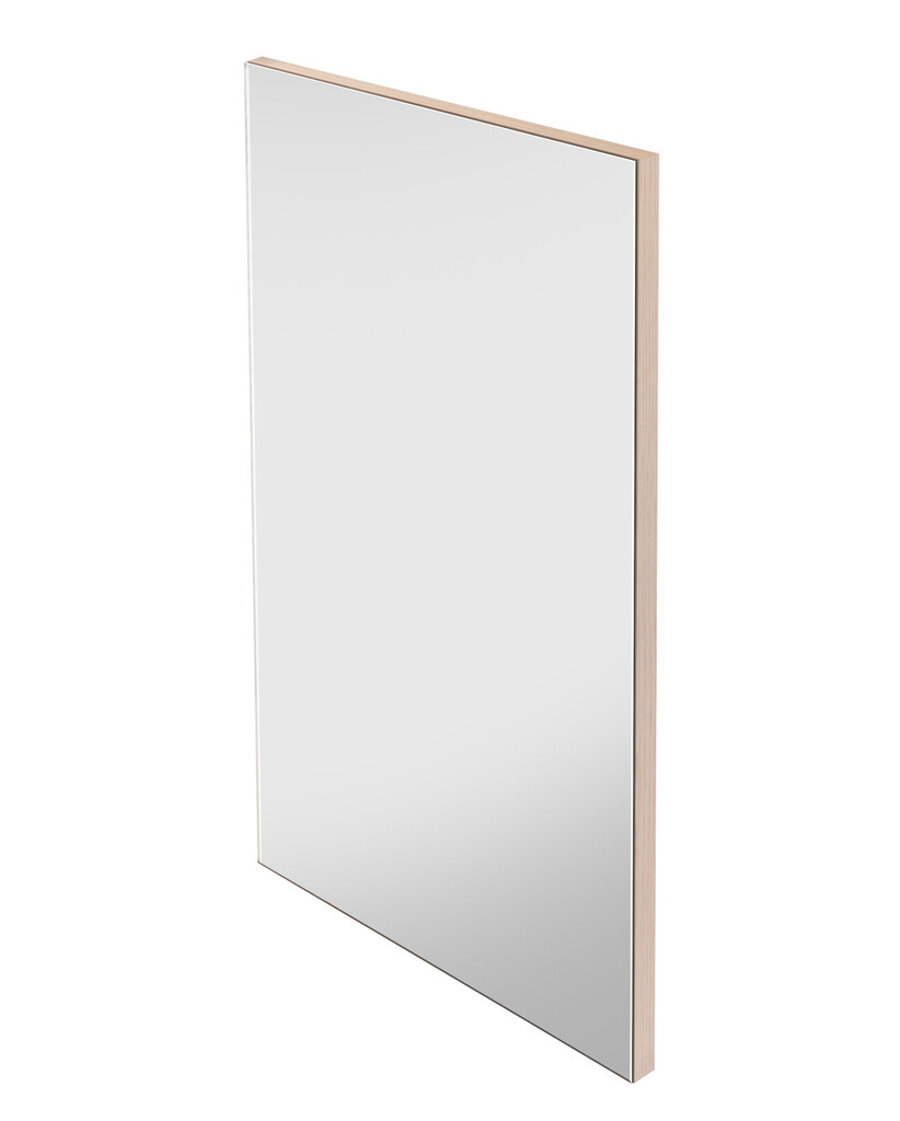 Mirror door, right, Light Wood For Nordic3 mirror Light Wood