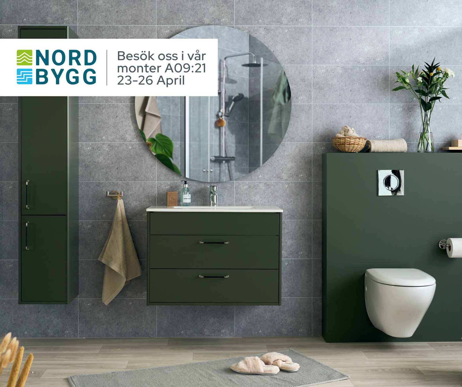 Besök oss på Nordbygg, 23-26 april, monter A09:21