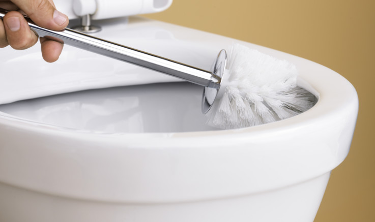 Toilet with Hygienic Flush, flush rim detail view, Gustavsberg
