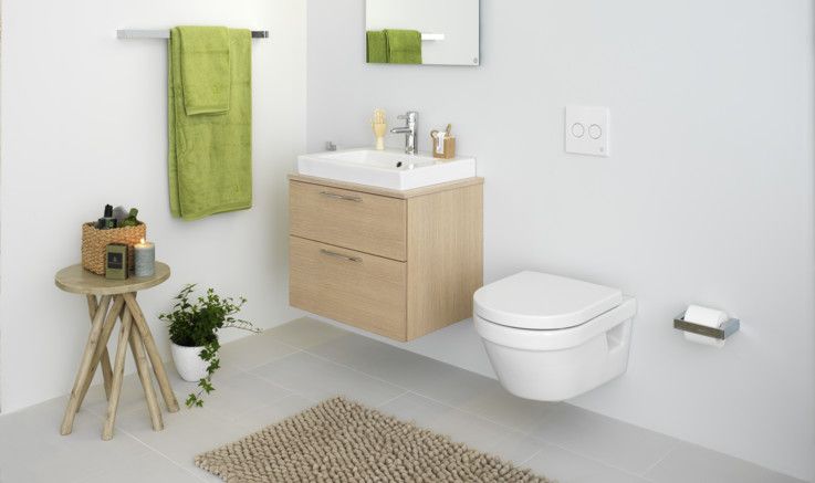 Hygienic Flush wall -hung toilet interior Gustavsberg