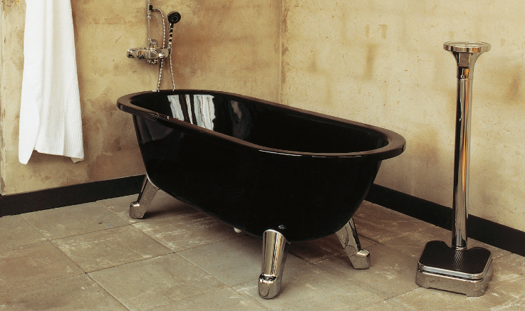 Black bathtub rustic Gustavsberg