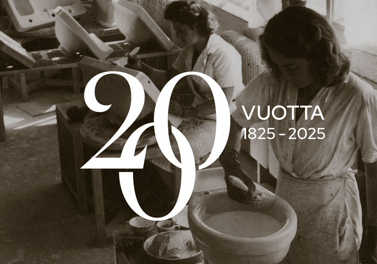 Gustavsbergin 200-vuotisjuhlalogo