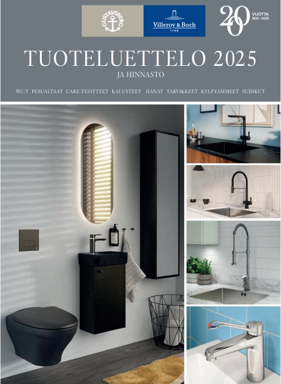 Gustavsberg Tuoteluettelo 2025